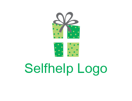 polka dots present logo