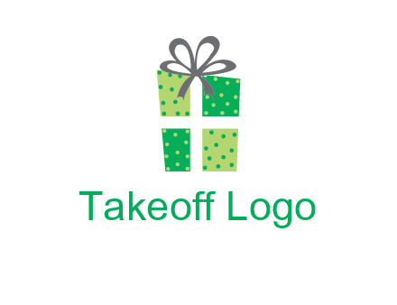 polka dots present logo