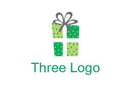 polka dots present logo