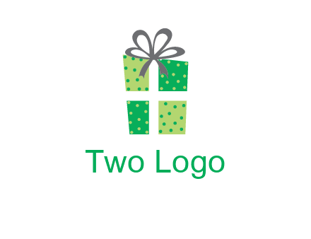 polka dots present logo