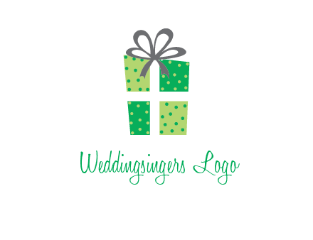 polka dots present logo