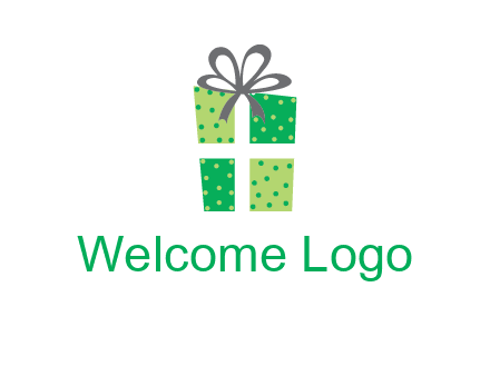 polka dots present logo