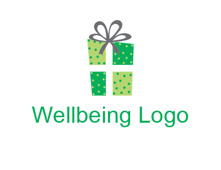 polka dots present logo