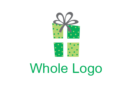 polka dots present logo
