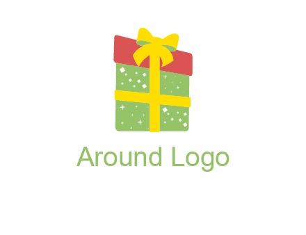 wrapped gift box logo