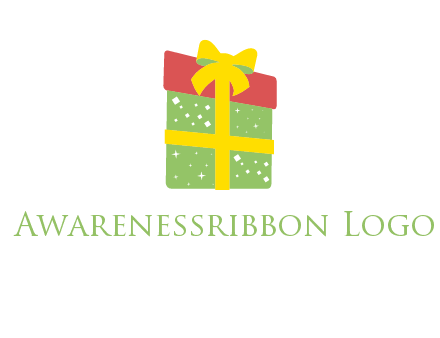 wrapped gift box logo