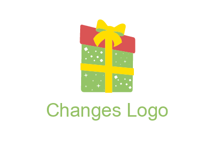 wrapped gift box logo