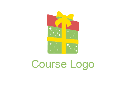wrapped gift box logo