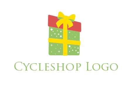 wrapped gift box logo