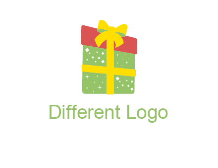 wrapped gift box logo