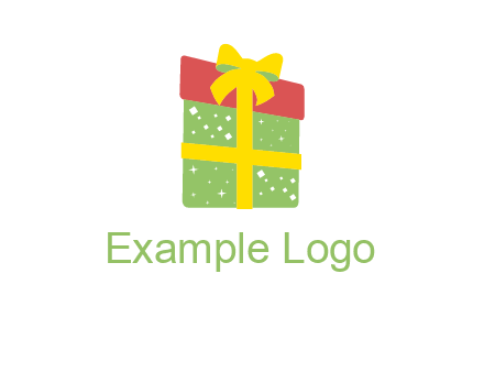 wrapped gift box logo