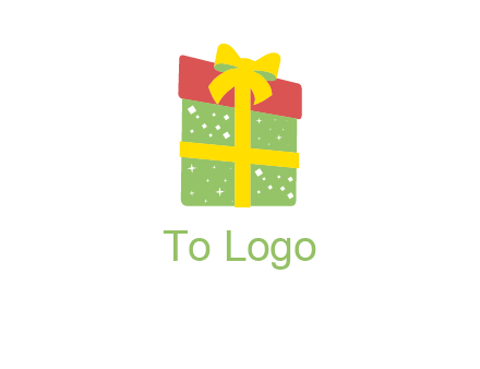 wrapped gift box logo