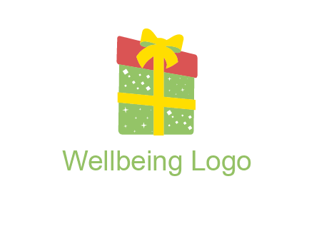 wrapped gift box logo