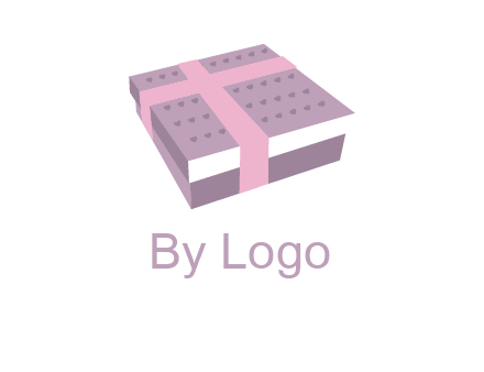 books wrapped with ribbon logo