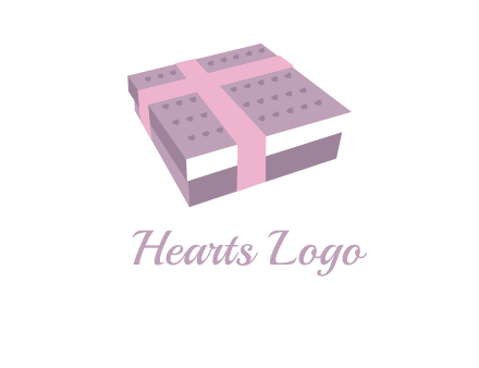 books wrapped with ribbon logo