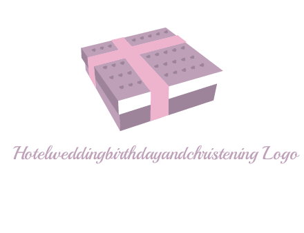 books wrapped with ribbon logo