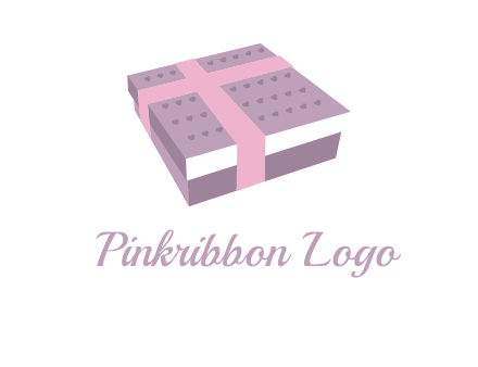 books wrapped with ribbon logo