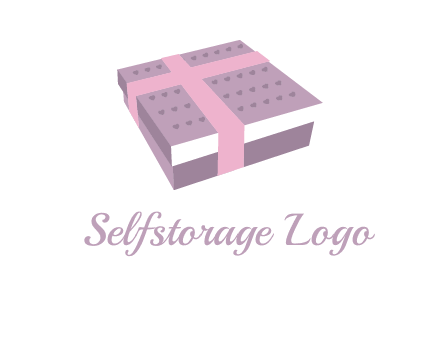books wrapped with ribbon logo