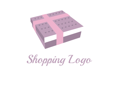books wrapped with ribbon logo