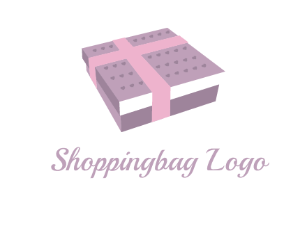 books wrapped with ribbon logo