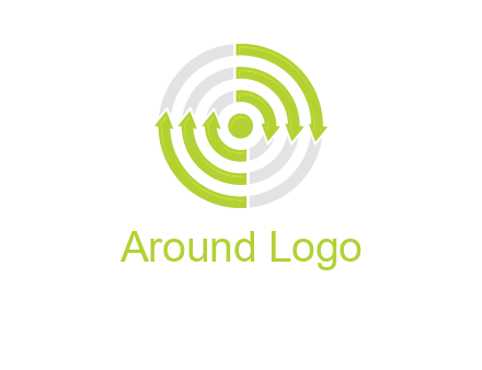 arrows and target logo