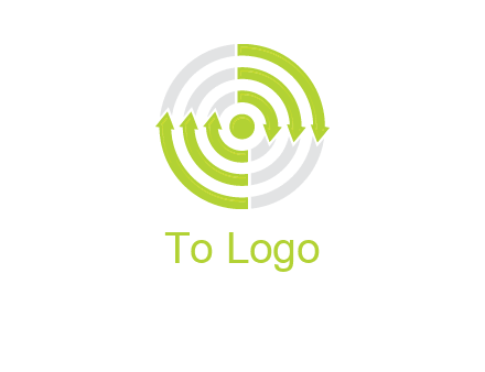 arrows and target logo