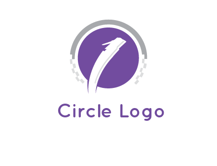 lan wire in circle logo