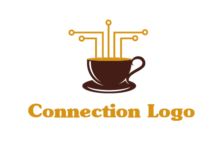 cyber coffee logo