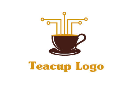 cyber coffee logo