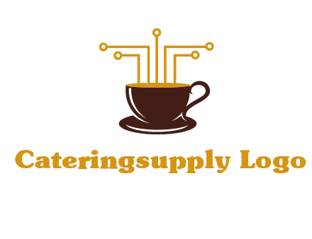 cyber coffee logo