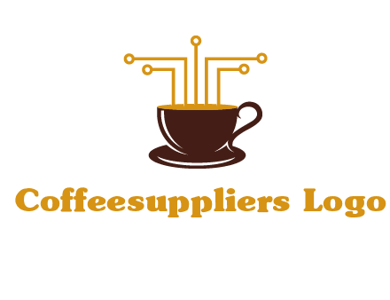 cyber coffee logo