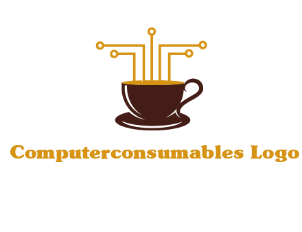 cyber coffee logo