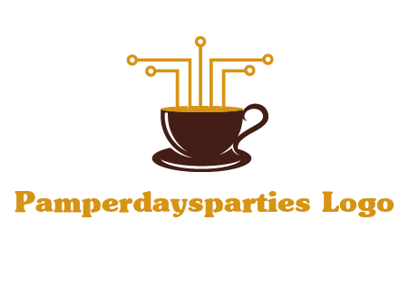 cyber coffee logo
