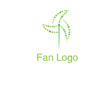 circles creating windmill logo