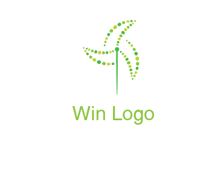 circles creating windmill logo