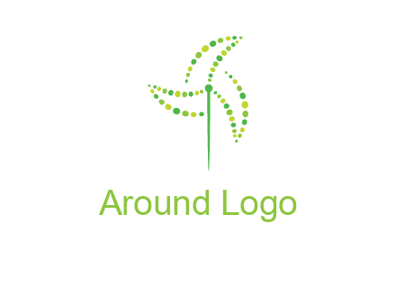 circles creating windmill logo