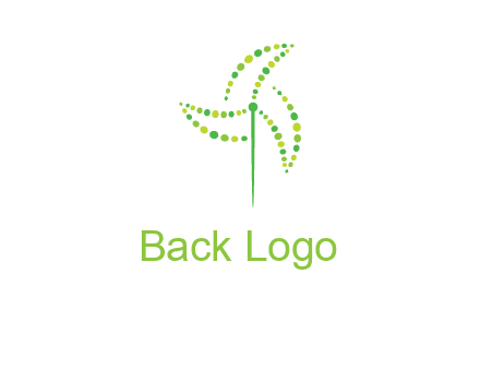 circles creating windmill logo