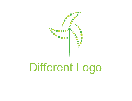 circles creating windmill logo