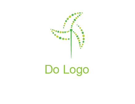 circles creating windmill logo