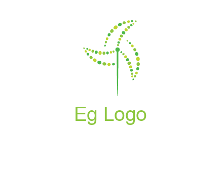 circles creating windmill logo