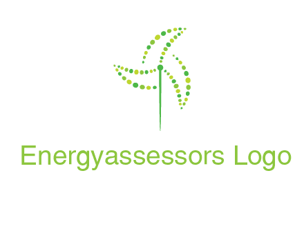circles creating windmill logo