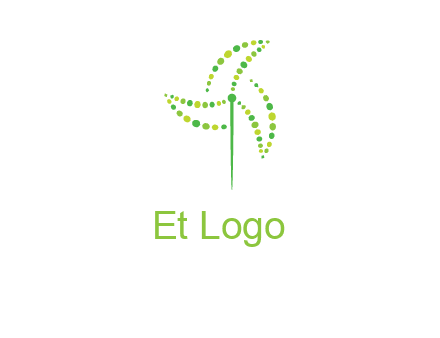 circles creating windmill logo