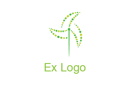 circles creating windmill logo