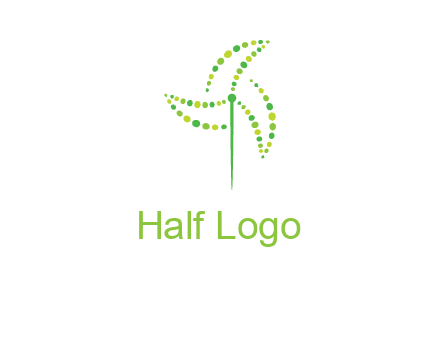 circles creating windmill logo