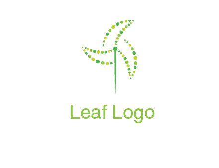 circles creating windmill logo