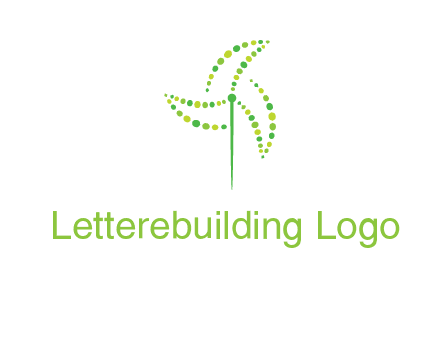 circles creating windmill logo