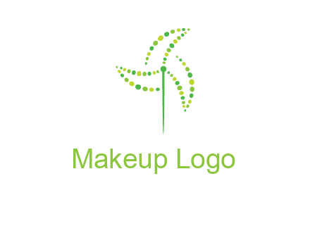 circles creating windmill logo