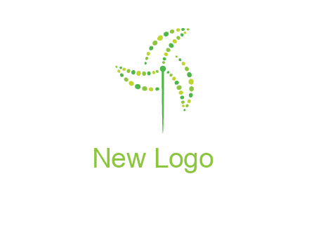 circles creating windmill logo