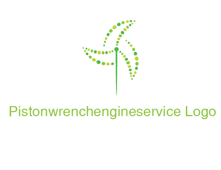 circles creating windmill logo