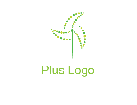 circles creating windmill logo